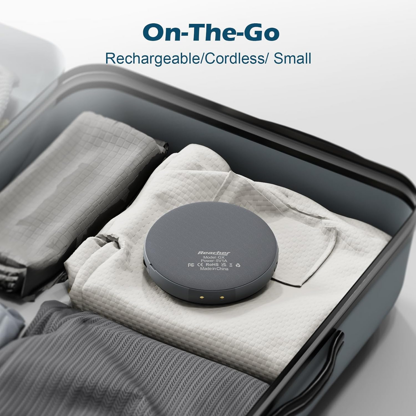 Vibrating Alarm Clock with 110dB Sound and Under-Pillow Bed Shaker for Heavy Sleepers