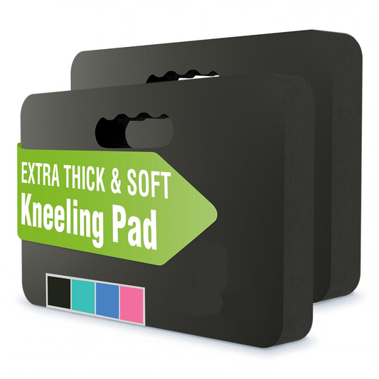 Knee Pads with Thick Foam Cushioning and Adjustable Straps for Gardening