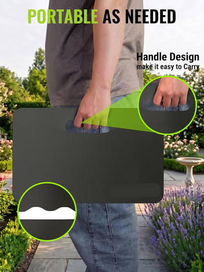 Knee Pads with Thick Foam Cushioning and Adjustable Straps for Gardening