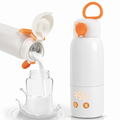 Bottle Warmer with Auto Temperature Shutoff and 12ft Power Cord for 8oz Bottles