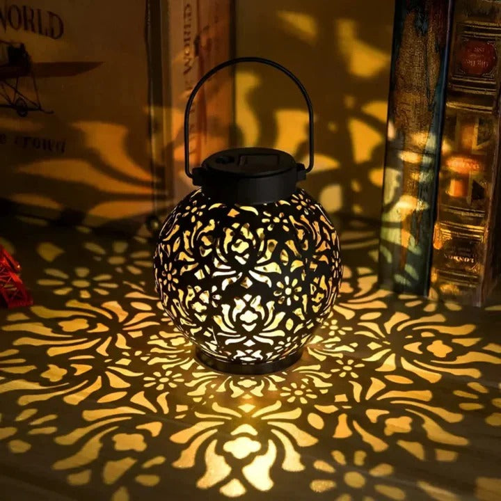Solar LED Pendant Light with Remote Control and Extended Cord for Outdoor Patios