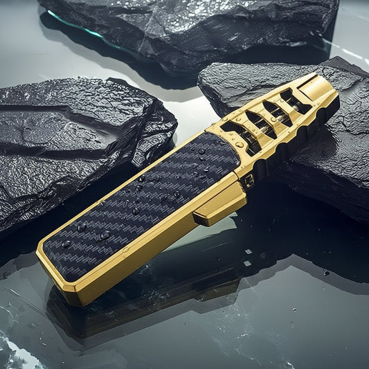 Butane Torch with Triple Flame and Adjustable Heat Control for Cooking