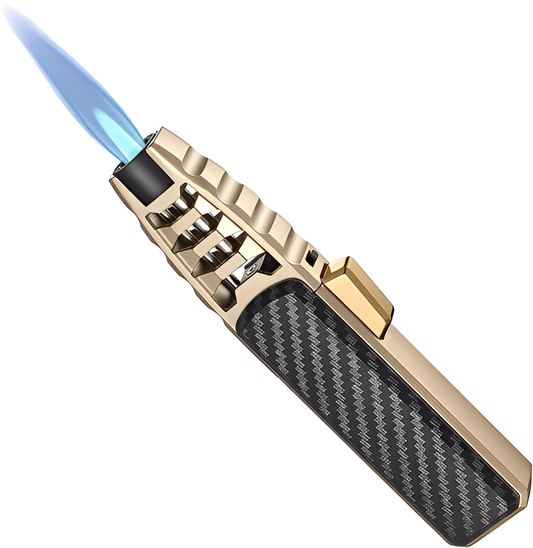 Butane Torch with Triple Flame and Adjustable Heat Control for Cooking