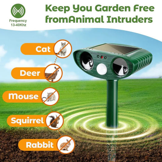 Solar Ultrasonic Woodpecker Repellent