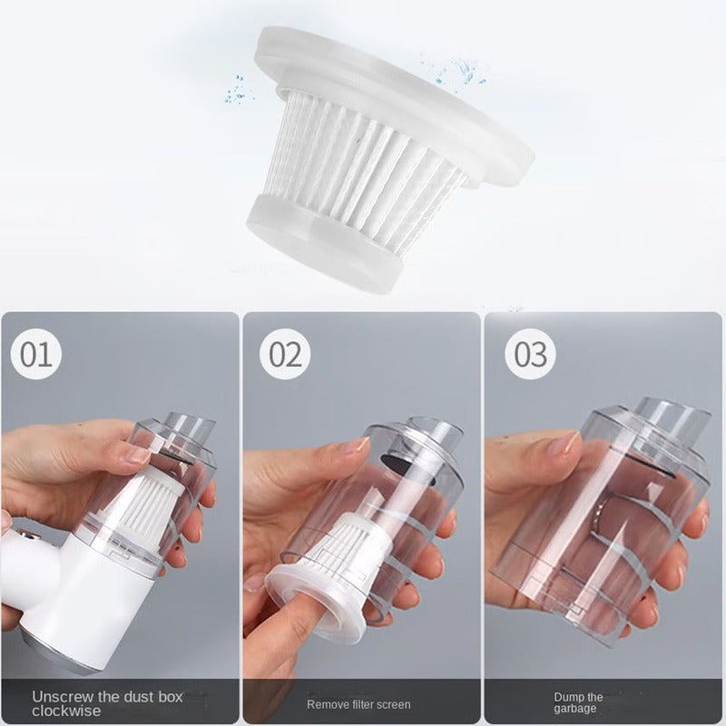 Wireless Mini Rechargeable Handheld Car Vacuum Cleaner