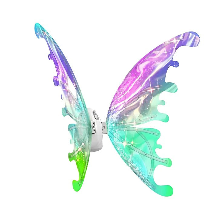 Motorized Costume Wings with LED Lights and Sound Effects for Kids