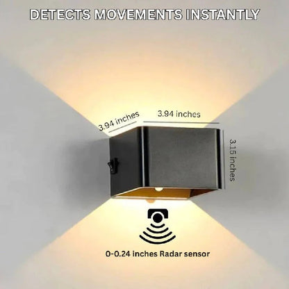 Magnetic Wall Light with Rechargeable Battery and Adjustable Brightness