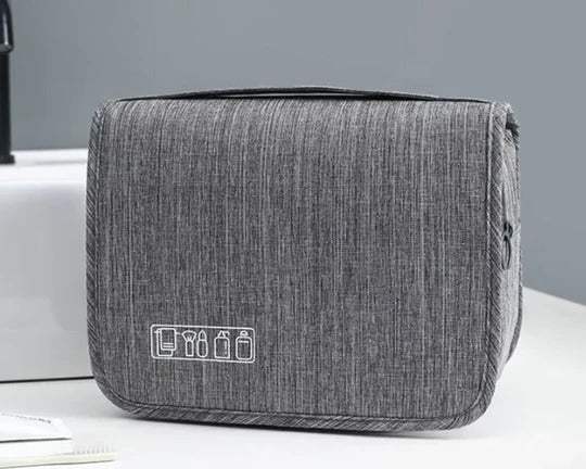 Hanging Travel Toiletry Organizer for Men with Multiple Compartments