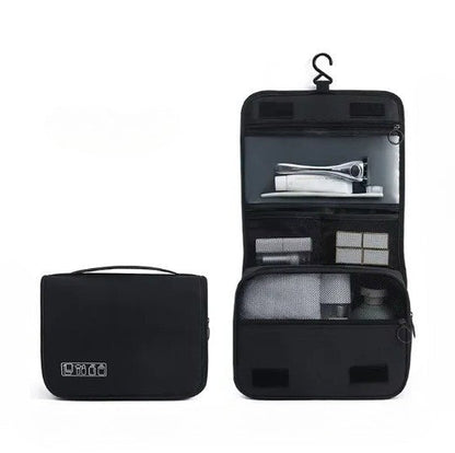Hanging Travel Toiletry Organizer for Men with Multiple Compartments