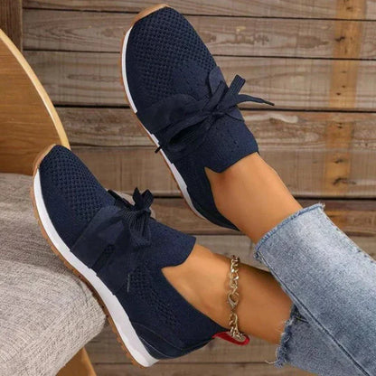 Orthopedic Mesh Sneakers with Cushioned Sole and Non Slip Tread