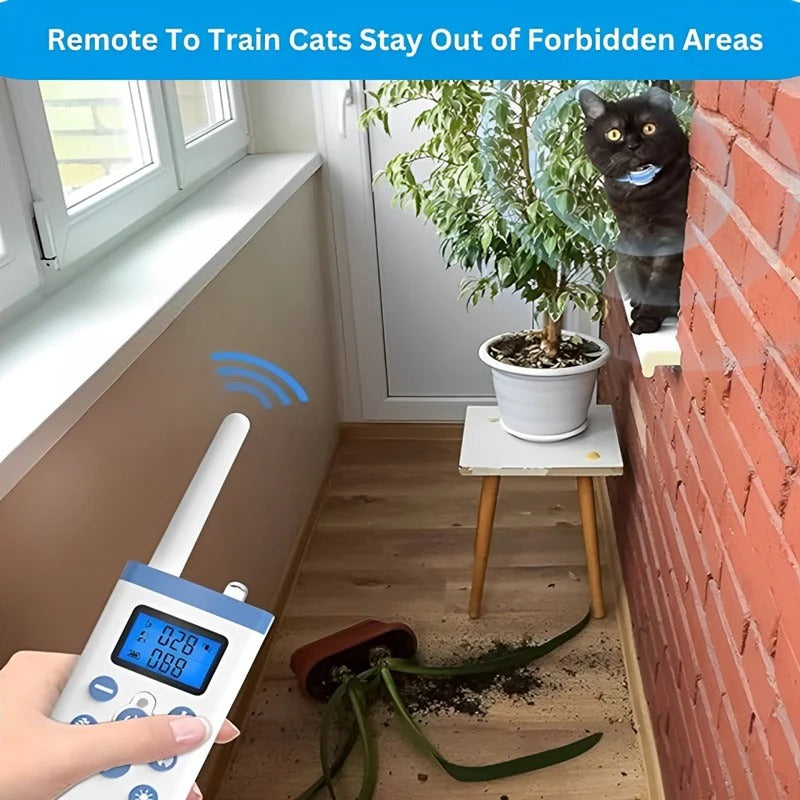 Cat Training Collar with Sound Detection and Vibration Correction, Rechargeable