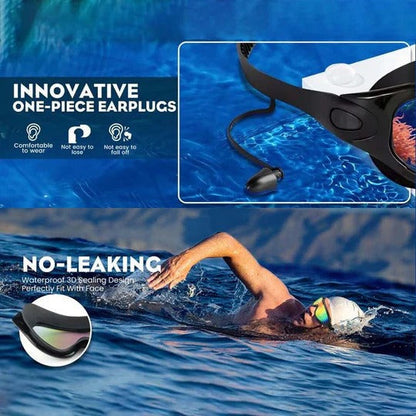 Wide-Angle Swimming Goggles with Anti-Fog Vision