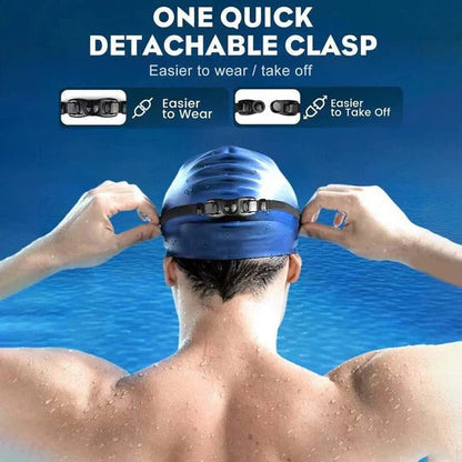 Wide-Angle Swimming Goggles with Anti-Fog Vision