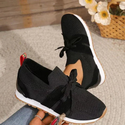 Orthopedic Mesh Sneakers with Cushioned Sole and Non Slip Tread