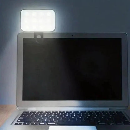 Mobile Phone Clip-On LED Light - LED High Power Rechargeable Clip Fill Video Selfie Light for Phone