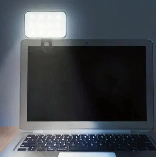 Mobile Phone Clip-On LED Light - LED High Power Rechargeable Clip Fill Video Selfie Light for Phone