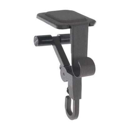 Dual Hook Mantle Stocking Holder with Adjustable Rod and Rubber Pads