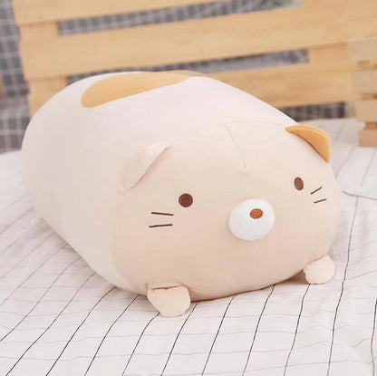 Soft Cartoon Plush Toy with Cotton Filling and Squeezable Design, 15-30 Inches