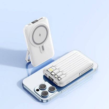 22.5W Fast Charging Power Bank, Portable Wireless Charger, Mini Rechargeable Battery Pack for Smartphones