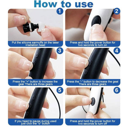 Red Light Therapy for Ear, Tinnitus Relief Device, Tinnitus Ear Laser Therapy