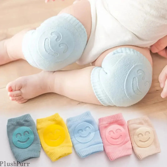 Baby Crawling Knee Pads – 4-Piece Non-Slip Thick Soft Set, Fall Protection for Camping