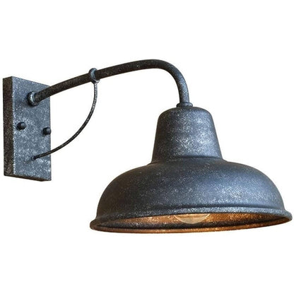Wall Mount Barn Light with E26 E27 Bulb Compatibility and Matte Black Finish