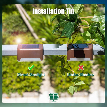 16 Pack Outdoor Solar Deck Lights