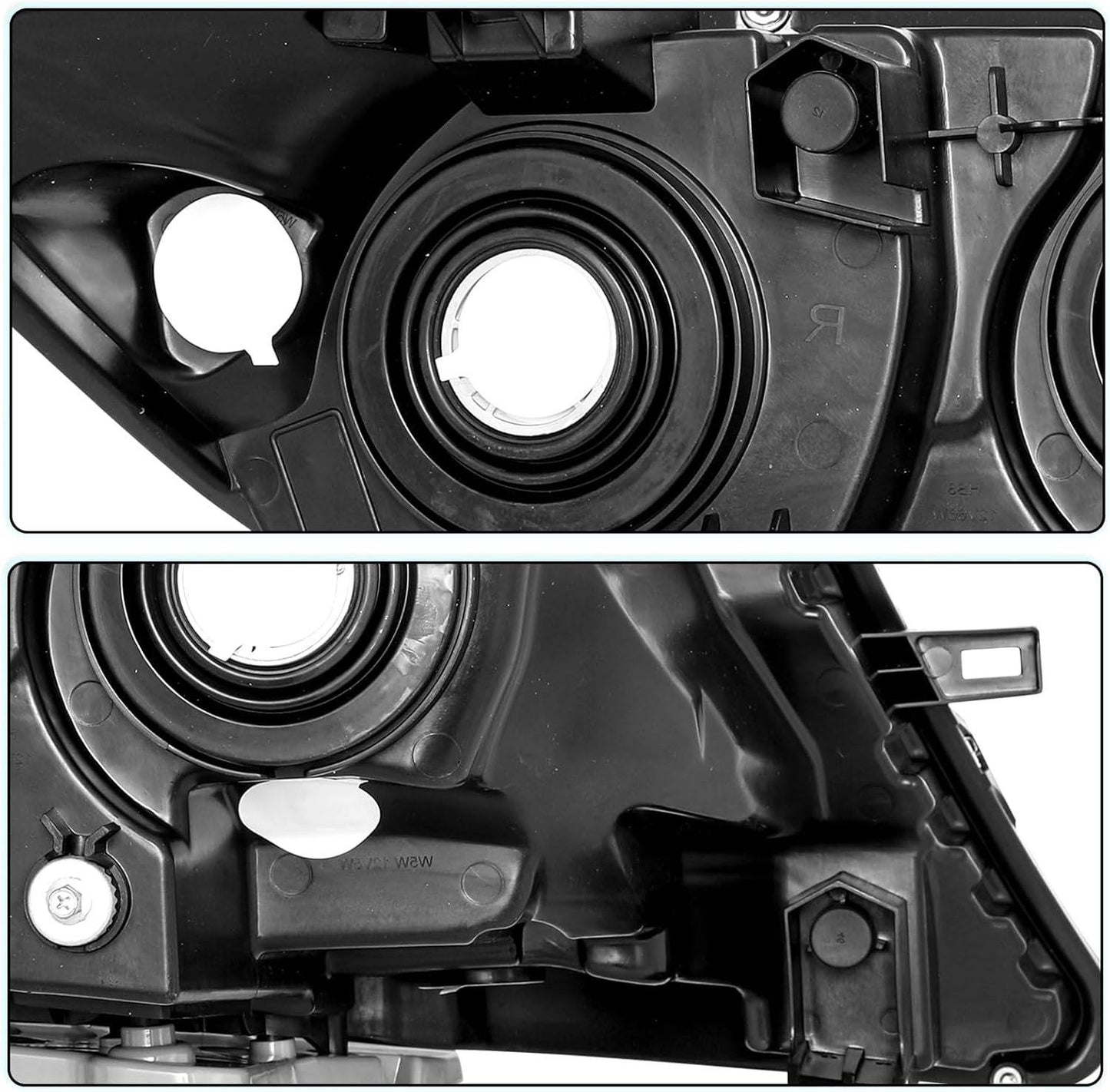 2013 to 2016 Nissan Pathfinder 4 Door Halogen Headlights, Factory Style Replacement Assembly, Left Driver & Right Passenger Side Pair, Direct OEM Fit
