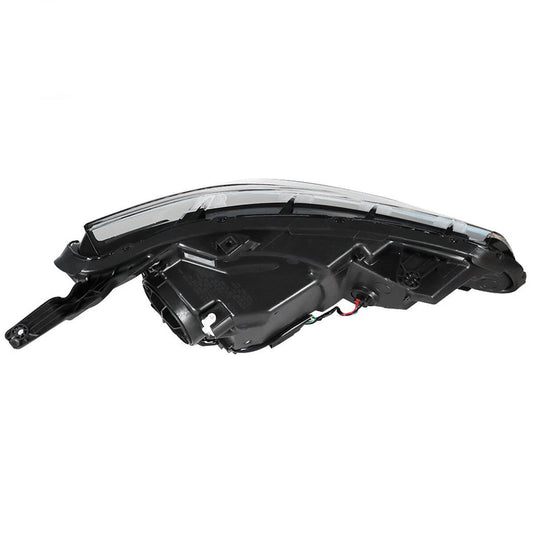 2016 to 2018 Chevrolet Malibu Halogen Headlight, Black Housing Clear Projector Lens, Left Driver Side, Direct OEM Fit