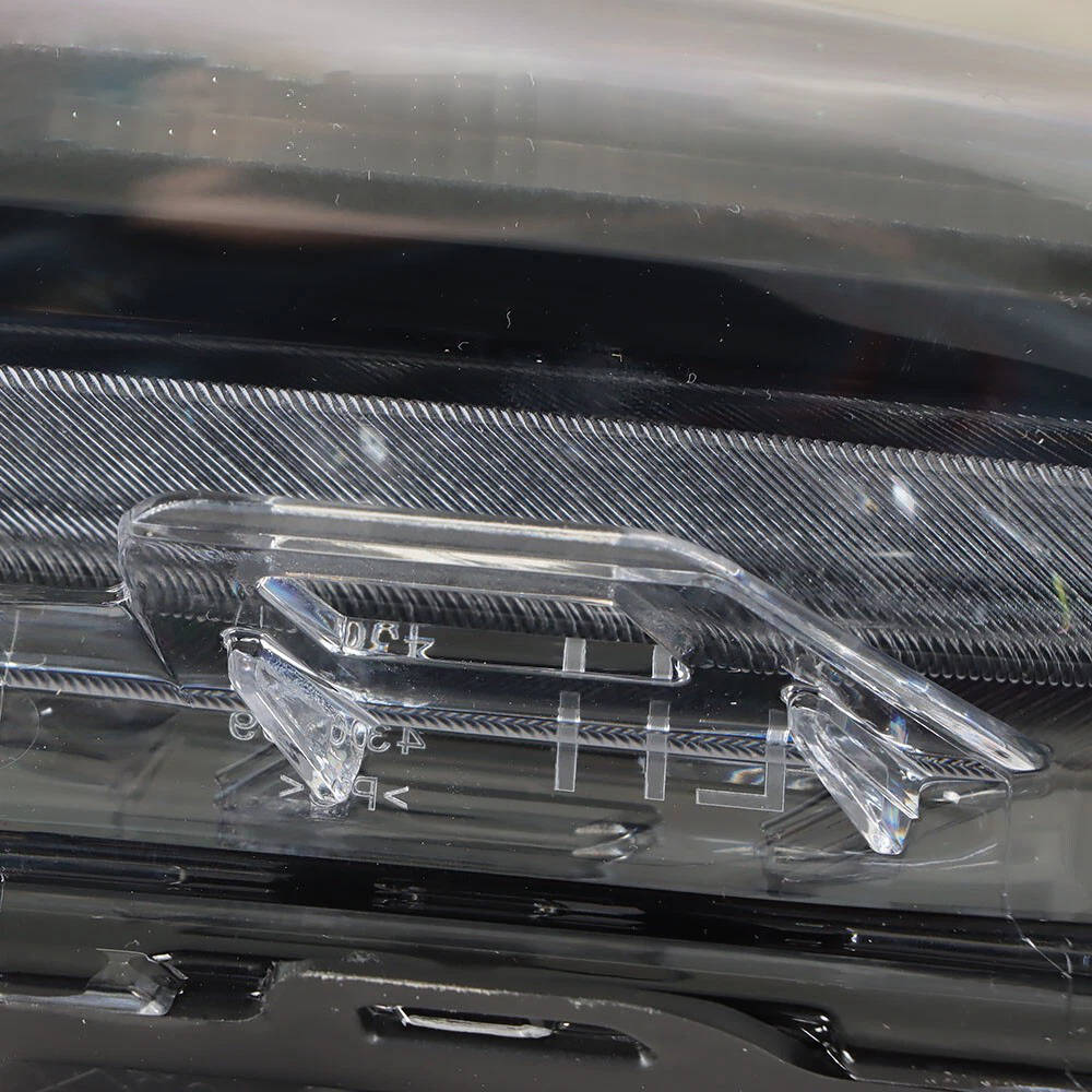 2019 to 2021 Chevrolet Blazer LED DRL Headlights, Clear Lens Black Housing, Left Driver & Right Passenger Side Pair, Direct OEM Fit