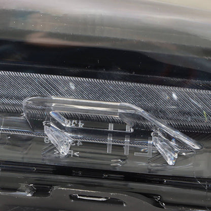 2019 to 2021 Chevrolet Blazer LED DRL Headlights, Clear Lens Black Housing, Left Driver & Right Passenger Side Pair, Direct OEM Fit