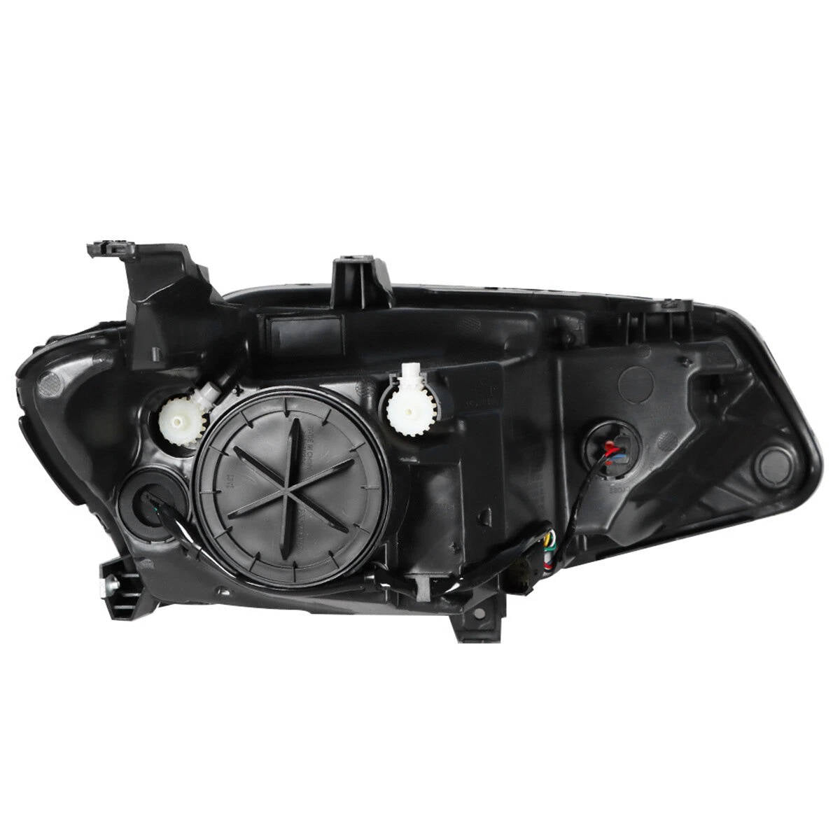2016 to 2018 Chevrolet Malibu Halogen Headlight, Black Housing Clear Projector Lens, Left Driver Side, Direct OEM Fit