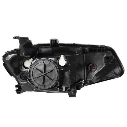 2016 to 2018 Chevrolet Malibu Halogen Headlight, Black Housing Clear Projector Lens, Left Driver Side, Direct OEM Fit