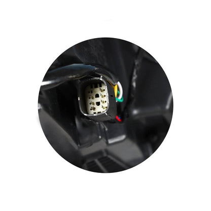 2016 to 2018 Chevrolet Malibu Halogen Headlight, Black Housing Clear Projector Lens, Left Driver Side, Direct OEM Fit