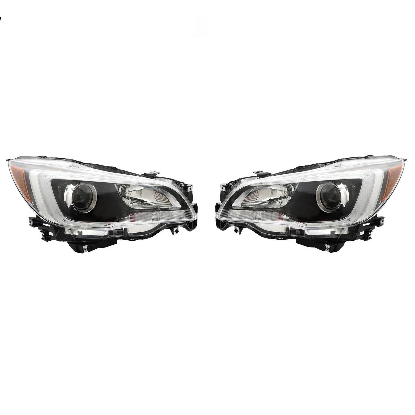 2015 to 2017 Subaru Legacy & Outback Halogen Headlights, Left & Right Side Pair, Factory Style Replacement, DOT/SAE Compliant