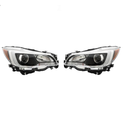 2015 to 2017 Subaru Legacy & Outback Halogen Headlights, Left & Right Side Pair, Factory Style Replacement, DOT/SAE Compliant
