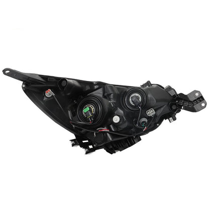 2015 to 2017 Subaru Legacy & Outback Halogen Headlight, Black Housing Clear Projector Lens, Left Driver Side Assembly, Direct OEM Fit