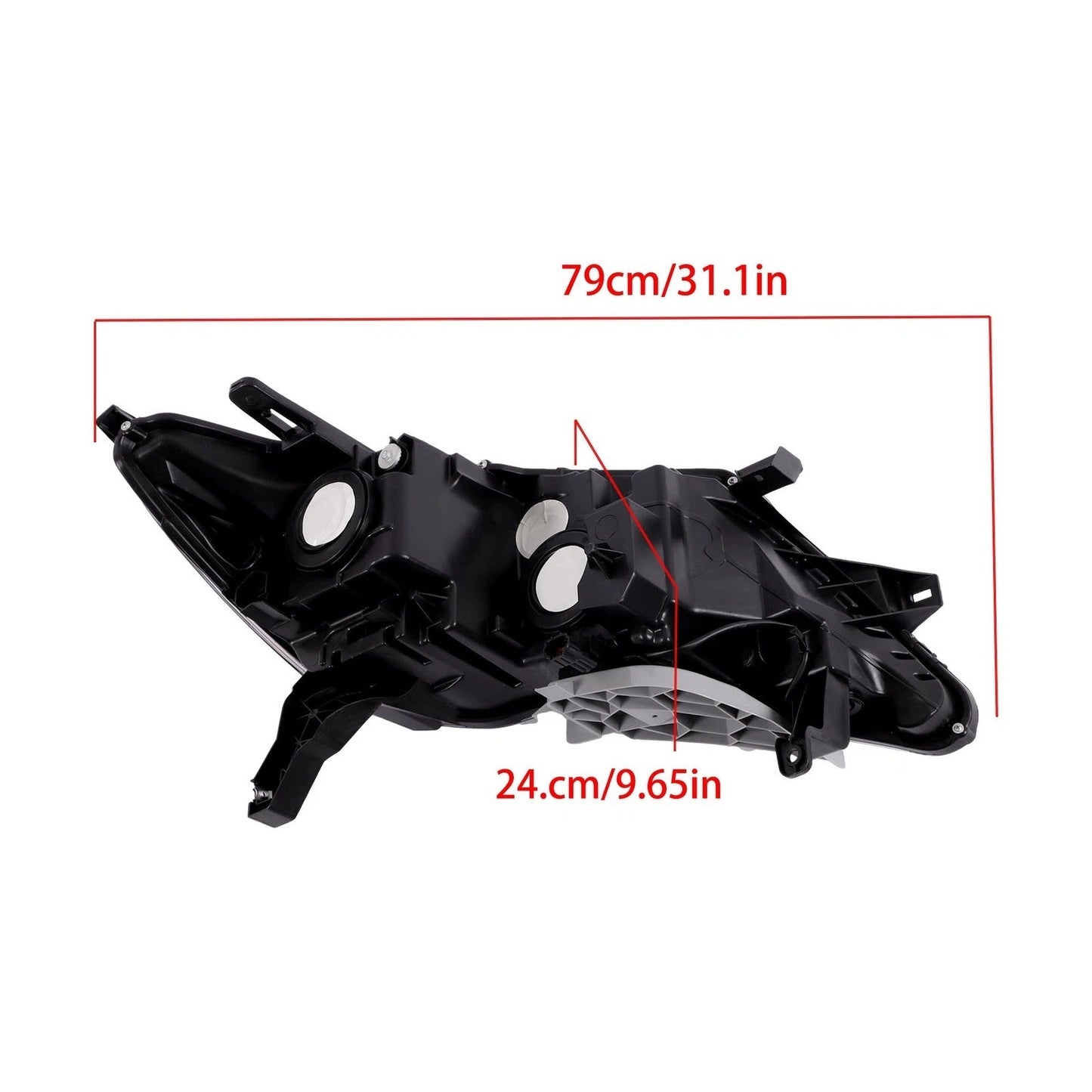 2017 to 2020 Nissan Pathfinder Halogen Headlights, Factory Style Clear Lens Assembly, Left Driver & Right Passenger Side Pair, Direct OEM Fit