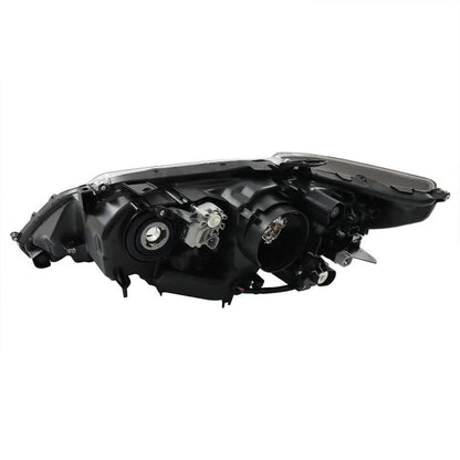 2013 to 2015 Lexus ES300h & ES350 HID Headlights, Chrome Housing Clear Lens, Left Driver & Right Passenger Side Pair, Direct OEM Fit