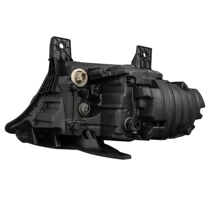 2021 to 2023 Dodge Durango LED Headlights, Black Trim Housing with Halogen Turn Signals, Left & Right Side Pair, Direct OEM Replacement
