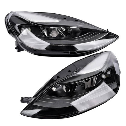 2021 to 2023 Tesla Model 3 & Model Y LED Projector Matrix Headlights, Global Spec Factory Style Replacement, Left Driver & Right Passenger Side Pair Set