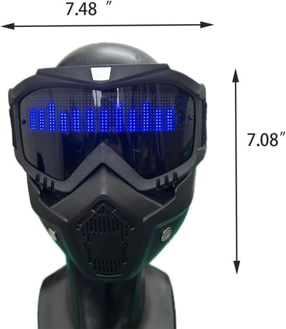 LED Costume Mask with App Control and Custom Display Animations