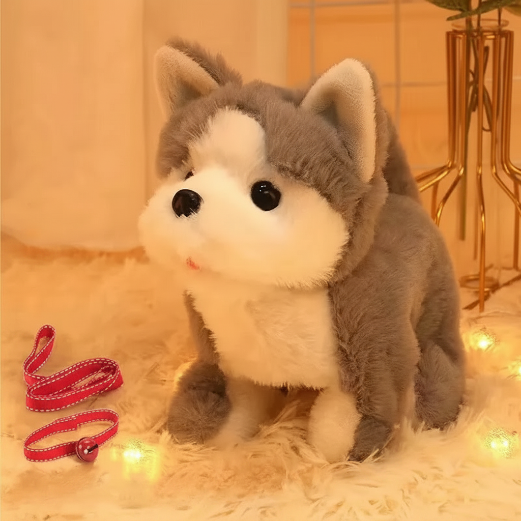 Interactive Dog Toy Robotic Plush Puppy Walking Arcade