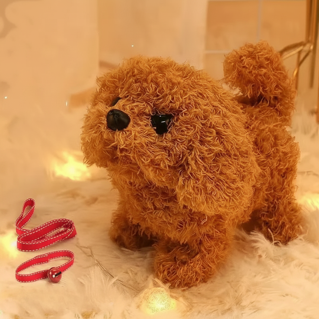Interactive Dog Toy Robotic Plush Puppy Walking Arcade