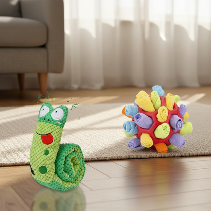 Interactive Dog Toys Durable Enrichment Bundle Fun Shapes