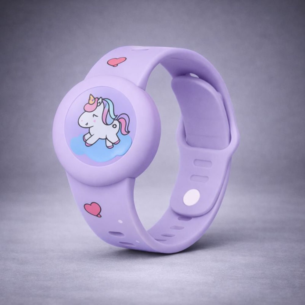 Kids GPS Tracker Wristband Fun Character Design