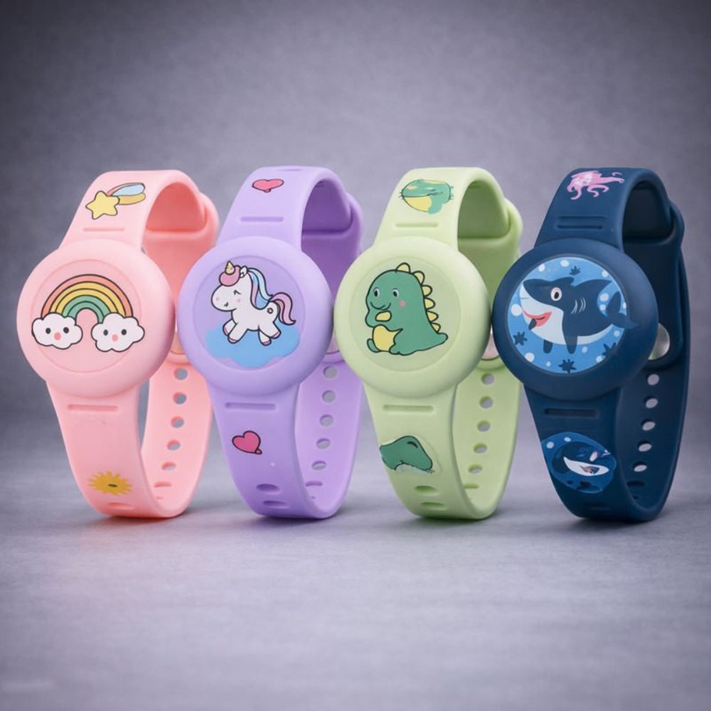 Kids GPS Tracker Wristband Fun Character Design