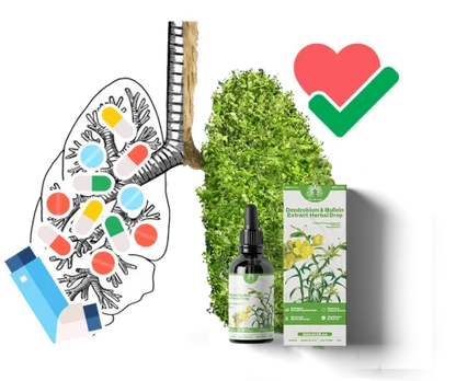 Dendrobium & Mullein Extract – Powerful Lung Support & Cleanse & Respiratory