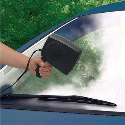 12V Car Heater with Ceramic Heating and Dual Fan Modes, Compact Portable Design