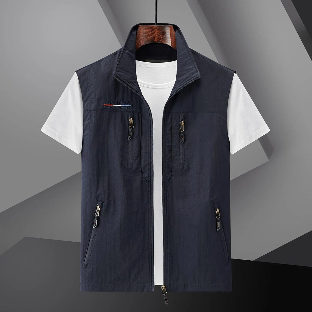 Men's Travel Vest Water-Resistant | Outdoor Activities
